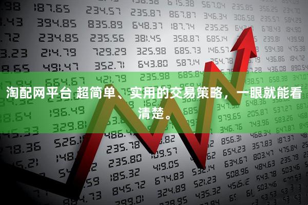 淘配网平台 超简单、实用的交易策略，一眼就能看清楚。